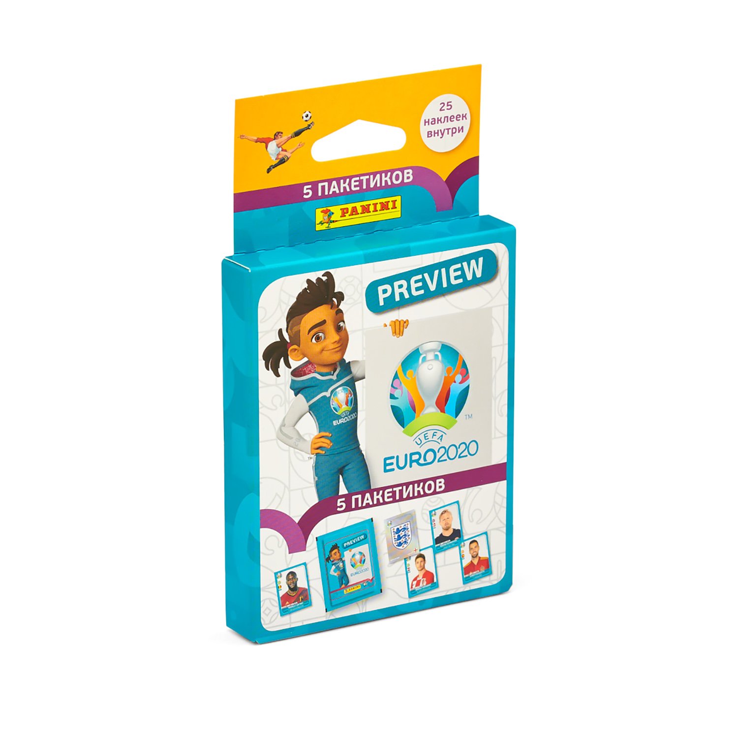 

Наклейки коллекционные Panini Euro 2020, (1 шт.)