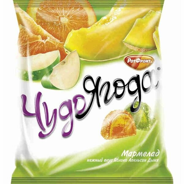 Мармелад Чудо-ягода яблоко-апельсин-дыня