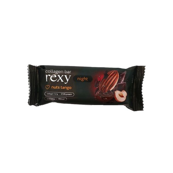 Батончик с высоким содержанием белка Rexy Night ореховый 40г