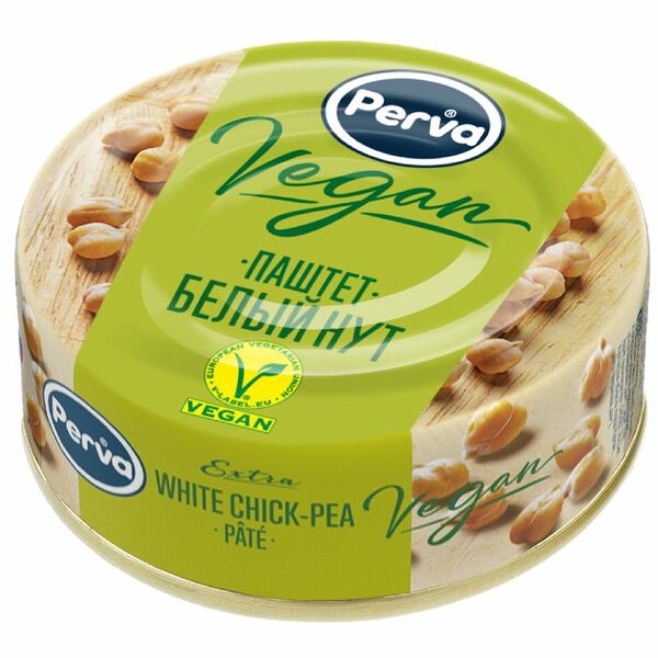 Паштет Perva Vegan белый нут extra ключ, 100г