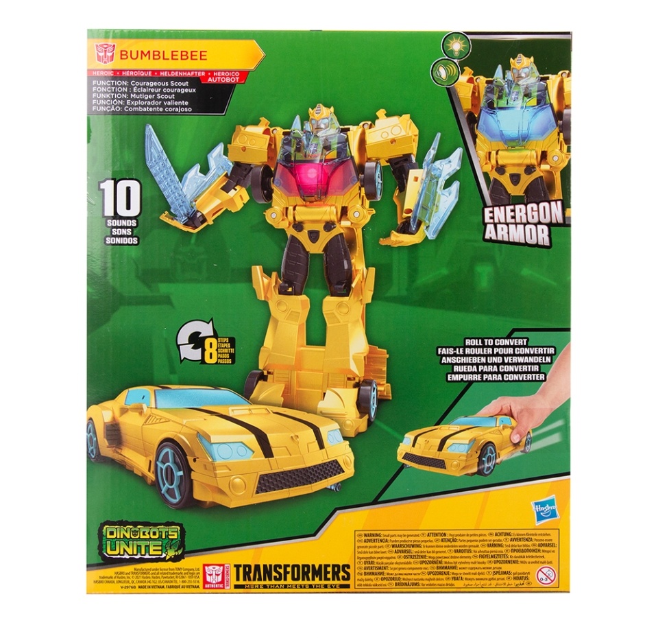

Игрушка-трансформер Hasbro Cyberverse Transformers Bumblebee с автоматической трансформацией 6+