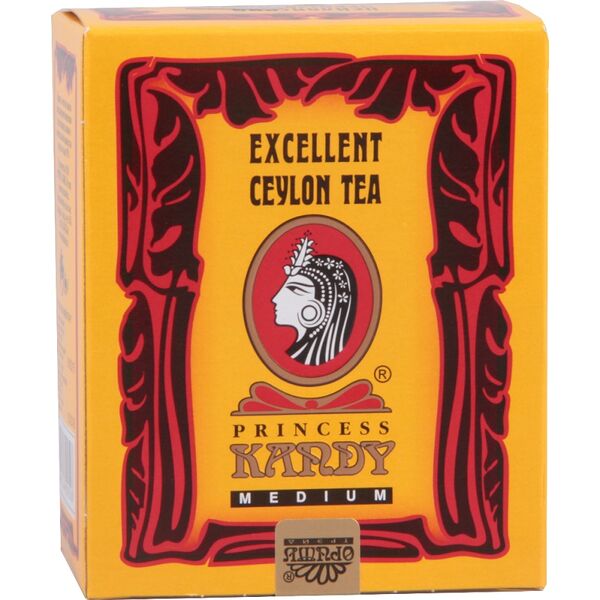 Чай черный цейлонский байховый Принцесса Канди Медиум листовой вес 100г