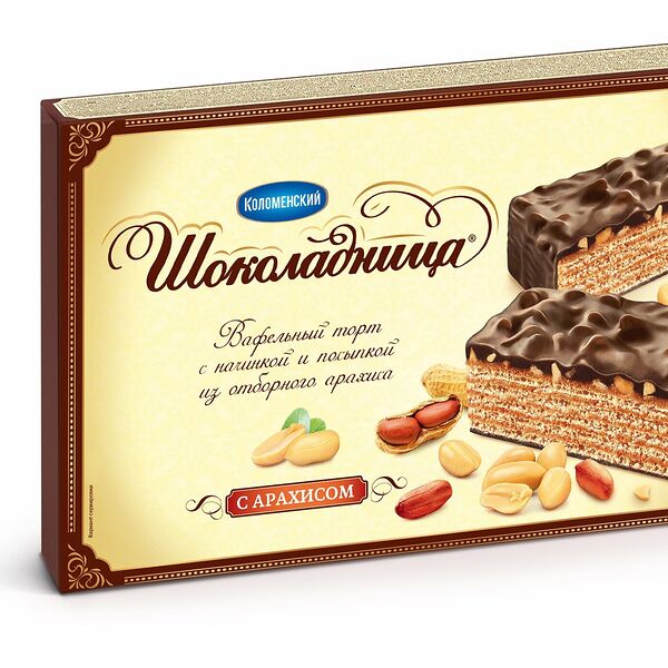 Торт вафельный Шоколадница с арахисом