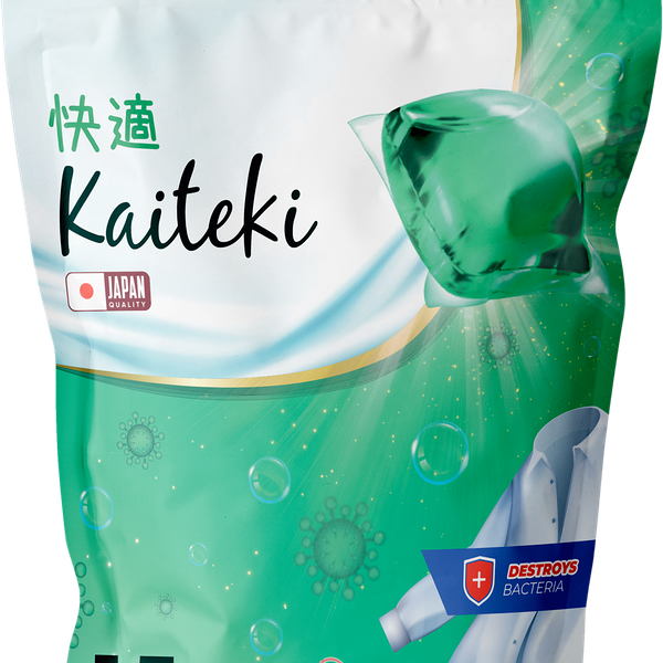 Капсулы для стирки цветного белья Kaiteki Color 15 шт