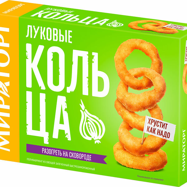 Кольца луковые Мираторг 250г