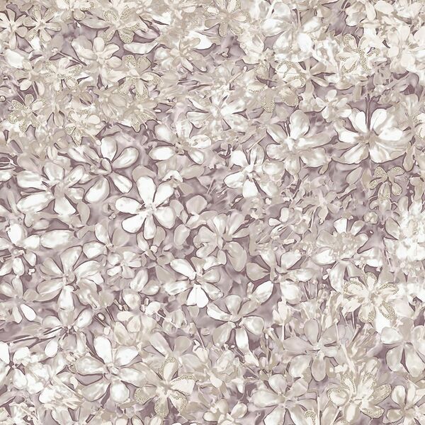 Обои WALLSECRET Jardin, горячее тиснение на флизелиновой основе, бежевый, 1,06х10м