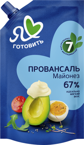 

Майонез Я люблю готовить Классический провансаль 67% 700 мл