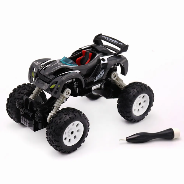 Машинка багги DIY 17см металлическая серого цвета YS0281529 Funky Toys