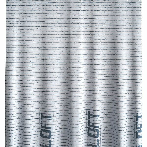 Шторка для ванной Fora кирпич LOFT 180x180 см