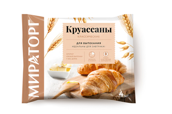 Круассаны Мираторг Классические для выпекания 280г