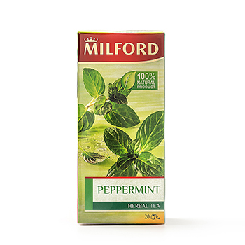 

Чайный напиток Milford Peppermint травяной в пакетиках 30г