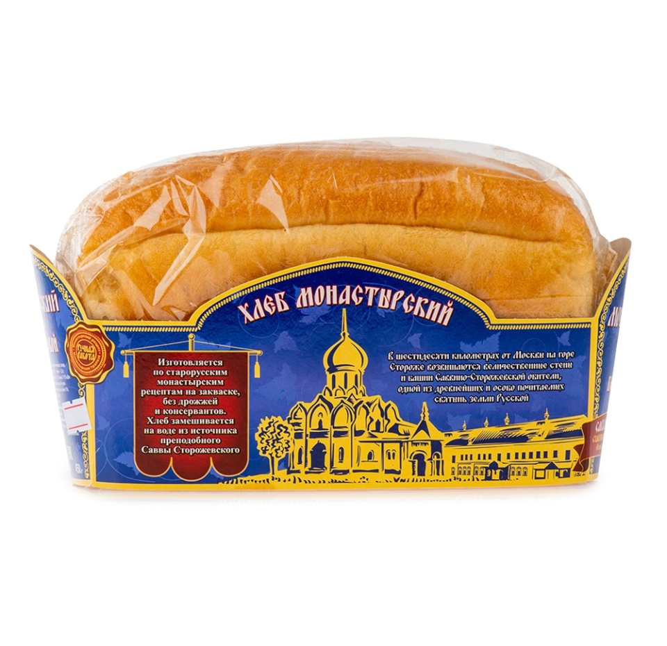 

Хлеб бездрожжевой Монастырская Трапеза Афонский 450 г