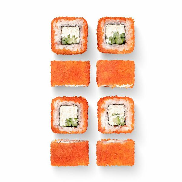 Ролл Снежная калифорния «Много Лосося», 190г