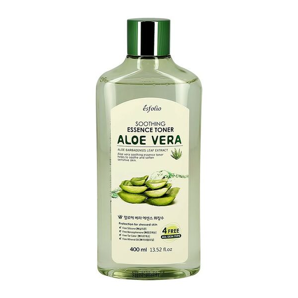 Тонер для лица `ESFOLIO` ALOE VERA успокаивающий 400 мл