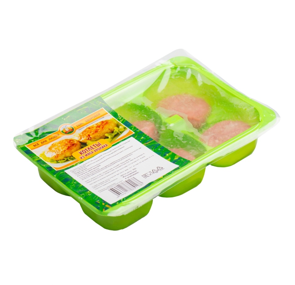 

Котлеты из мяса кролика охлажденные КролЪиК 300 г, Россия