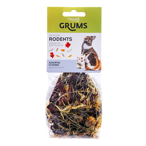 Лакомство для грызунов Цветочное ассорти, 35 гр.