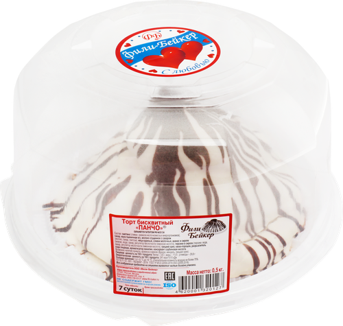 

Торт бисквитный Фили-Бейкер Панчо 500 г