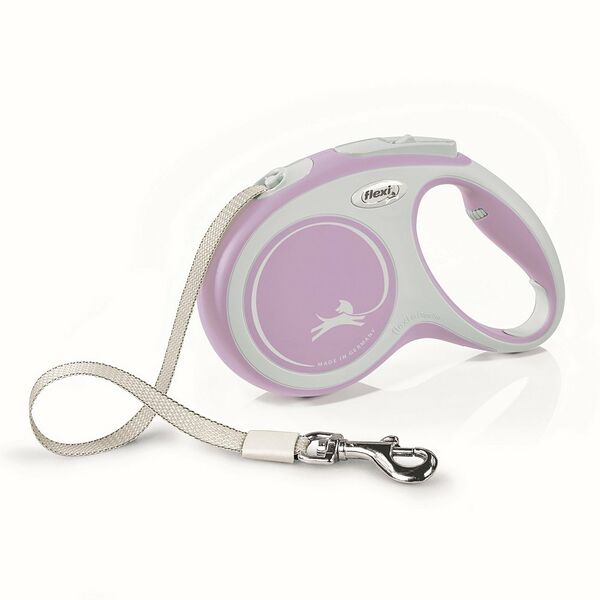 Flexi рулетка New Line Comfort S до 15 кг (5 м лента) Розовый