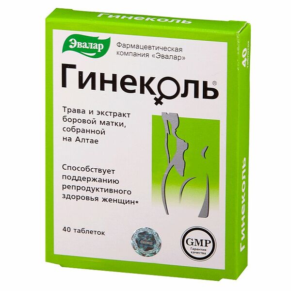 Эвалар Гинеколь таблетки 40 шт 