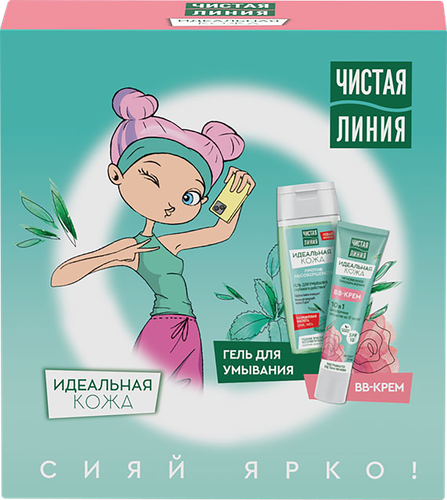 

Подарочный набор Чистая Линия Сияй ВВ крем 40 мл + Гель для умывания 100 мл