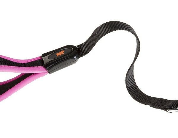 Ferplast поводок нейлоновый Ergofluo GM25/55 25мм*55см, Розовый