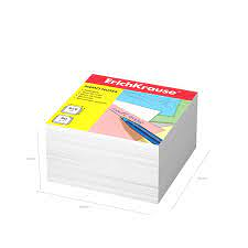 Бумага для заметок ErichKrause, 90x90x50 мм, белый  2717