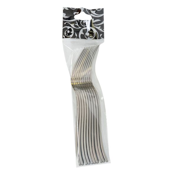 Вилки одноразовые металлизированые, Россия