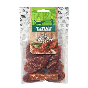 Лакомство для собак TiTBiT Нарезка Бергамо Колбасный двор