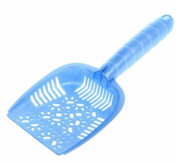 Совок для кошачьего туалета Homecat Atlantis голубой перламутр 25х10.8х3.5 см