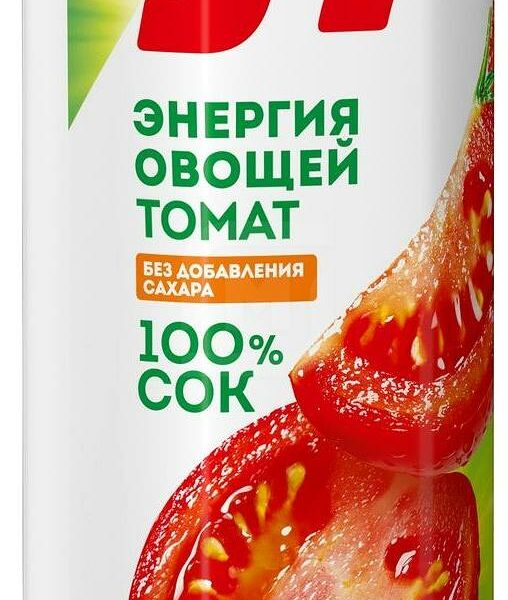 100% томатный сок с мякотью J7 0,97л
