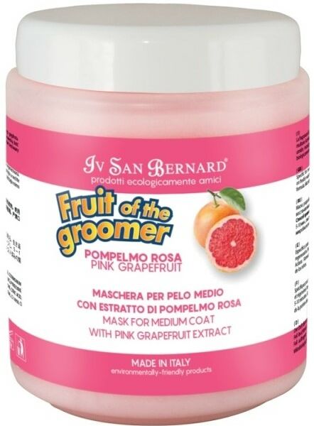 ISB Fruit of the Grommer Pink Grapefruit Восстанавливающая маска для шерсти средней длины с витамина