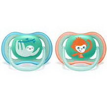 Пустышка силиконовая Ultra Air декор, 18 мес+ (уп. 2 шт.), универсальная 86342