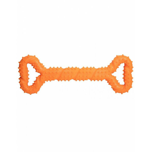 Игрушка для собак Triol из термопластичной резины Кость с шипами, серия Strong 32см цвет в ассортименте