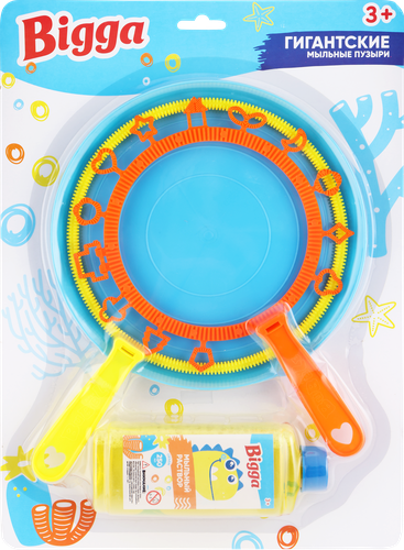 

Набор игровой BIGGA Гигантские мыльные пузыри, 4 предмета