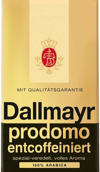 Кофе мол Dallmayr Entcoffeiniert (без кофеина) вес 500 гр