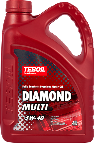 

Масло моторное TEBOIL Diamond Multi 5W–40 синтетическое, Арт. 3455081, 4л