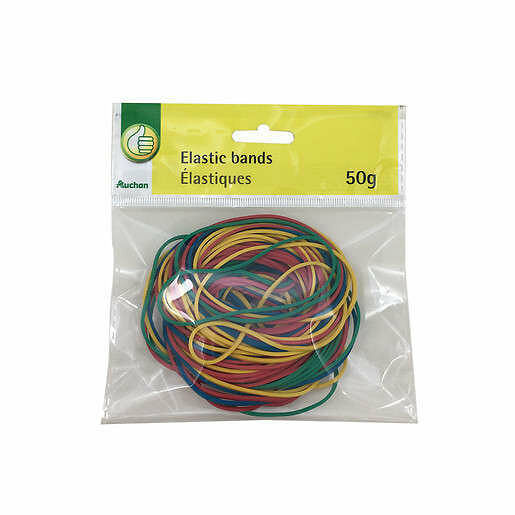 Резинки канцелярские цветные ТМ Auchan (Ашан)