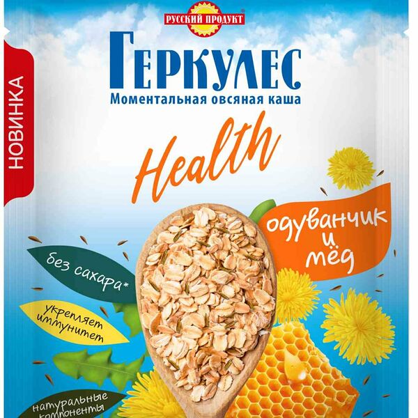 Каша овсяная Русский продукт с одуванчиком и медом