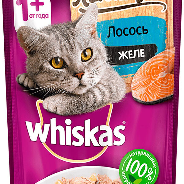 Whiskas Meaty пауч для кошек Лосось
