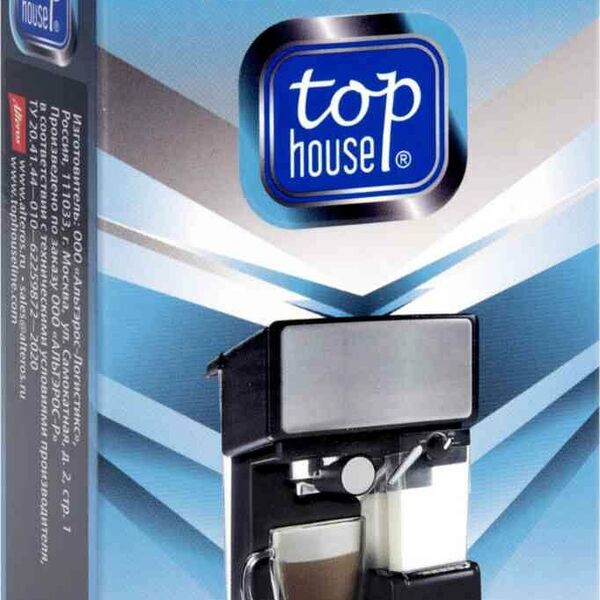 Средство для ухода за кофемашинами Top house Очиститель молочных систем, 5×10 г