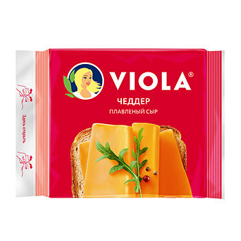 Сыр плавленый Viola Чеддер 45%