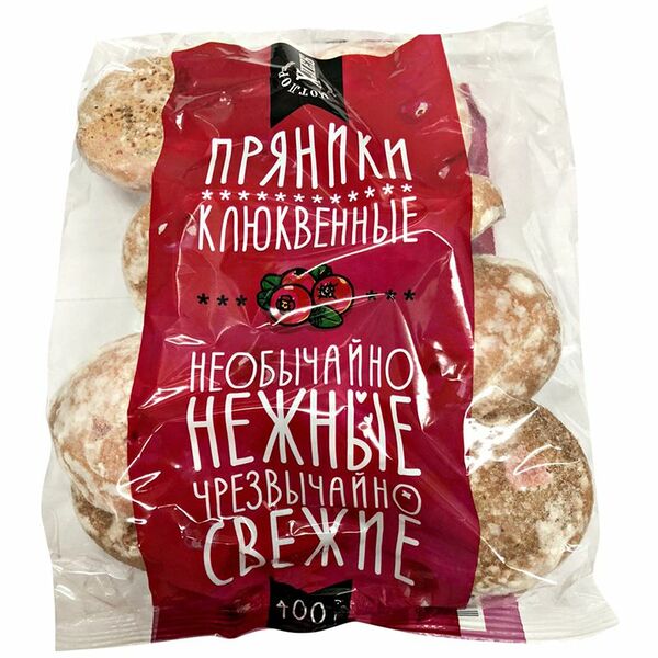 Пряники САМОТЛОР Клюквенные, 400 г