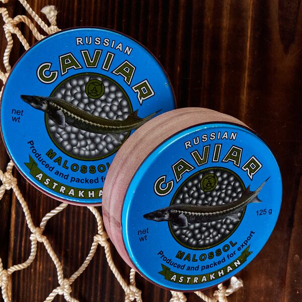 Икра черная осетровая Астраханская, 125 гр