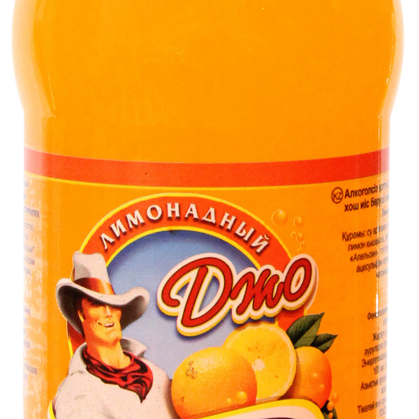 Напиток ЛИМОНАДНЫЙ ДЖО Аромат желтого апельсина газированный, 1.5л