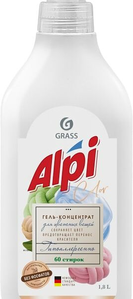 Средство для стирки Alpi Color Gel для цветных вещей 1.8л