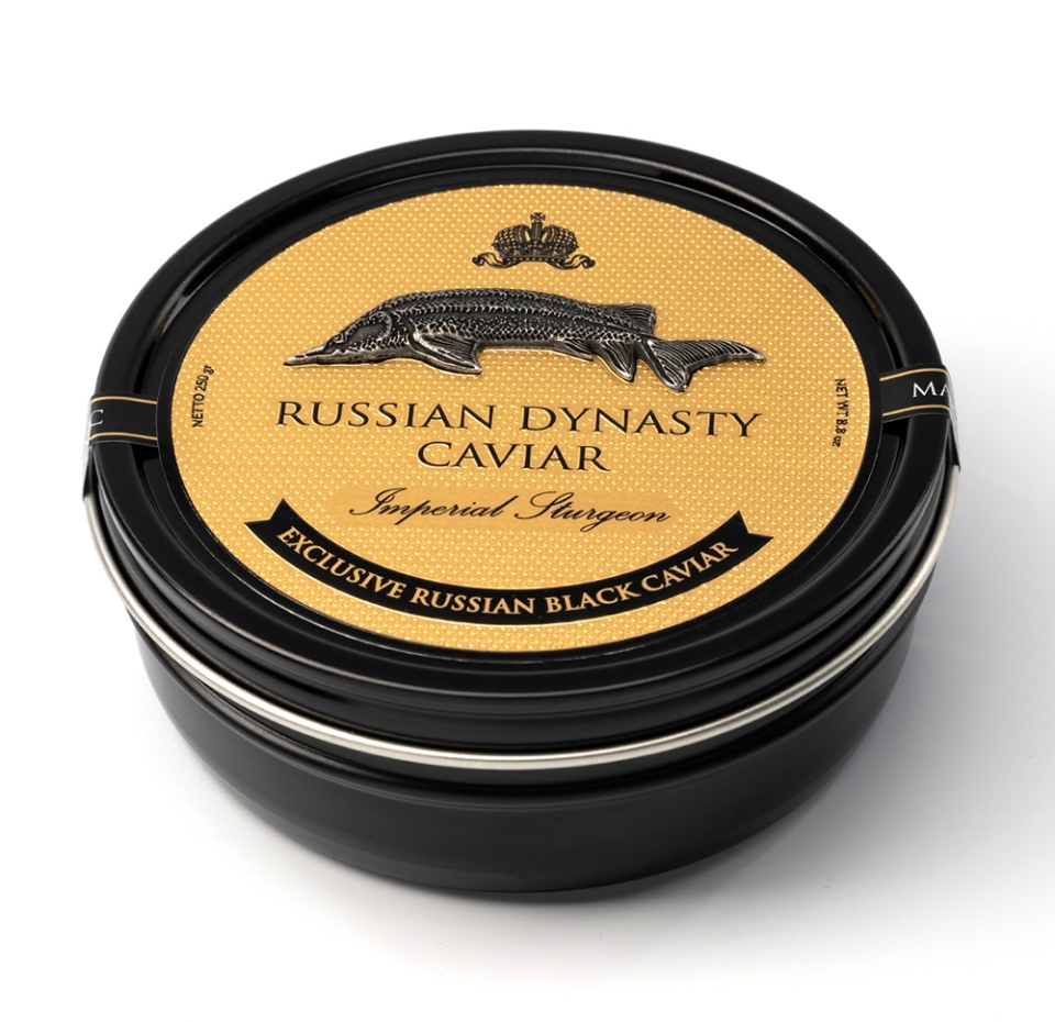 

Икра осетра Russian dynasty зернистая забойная 250г, Россия