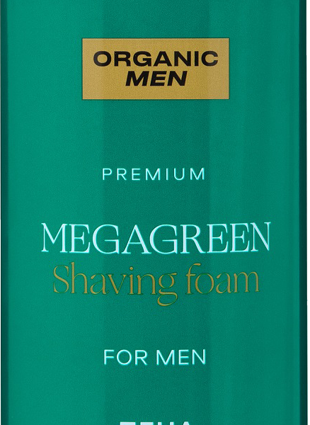 Пена для бритья Organic Men Megagreen для чувствительной кожи 200 мл