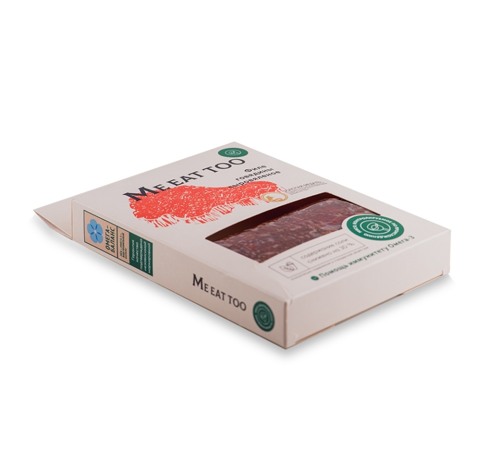 

Филе из говядины Me Eat Too Лондон премиум сыровяленое 180 г