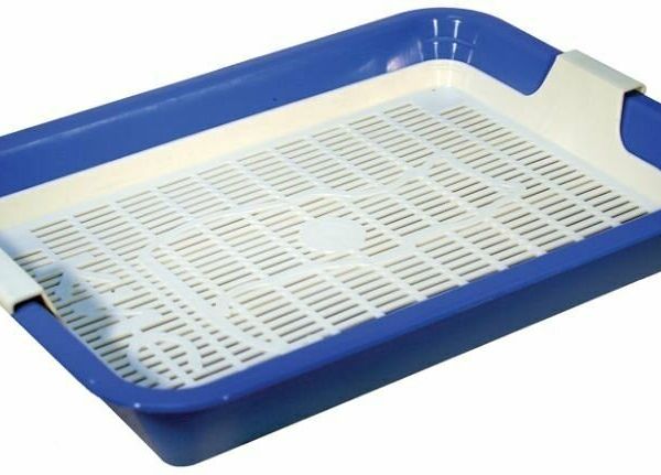 Туалет КИС низкий с сеткой 32,5*23,5*5 см для кошек