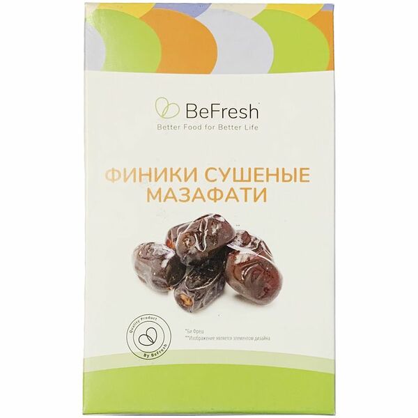Финики Befresh Мазафати сушёные, 550г